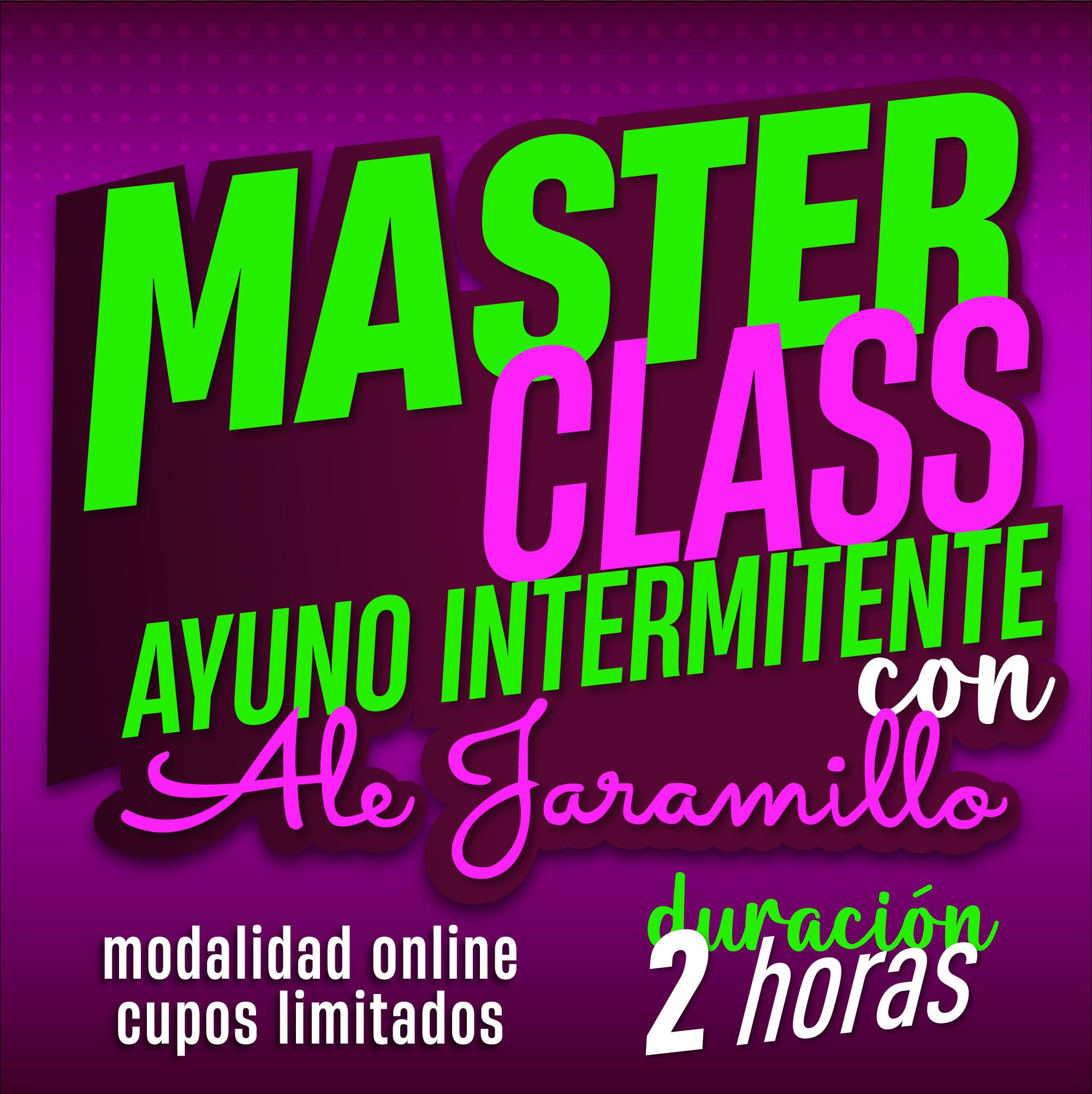 Ayuno intermitente con Ale Jaramillo